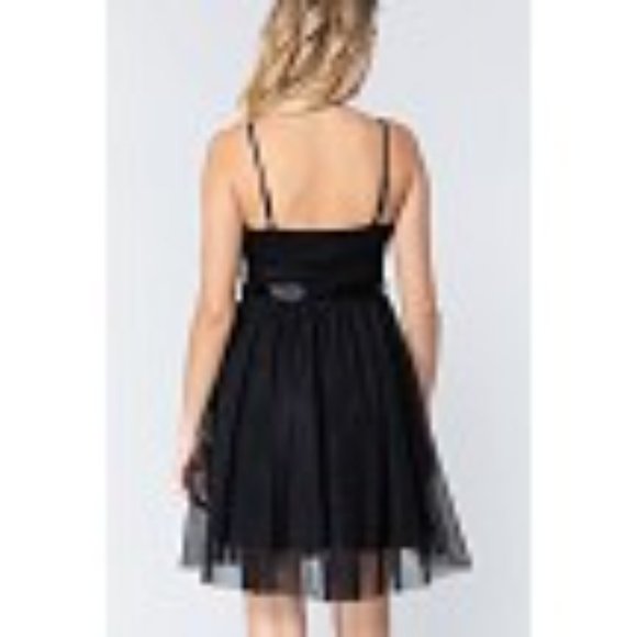 Active USA Lace meshed cami mini dress - Picture 5 of 14